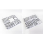 Плед "Ritz" , 140 х 200 см серый с белым