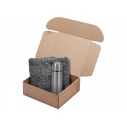 Подарочный набор «Calmy» с термосом и пледом