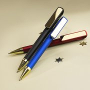 Ручка шариковая GLOSSY GOLD Красный арт. 38027/08