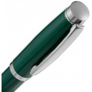 Ручка шариковая Letra Chrome, глянцевая, темно-зеленая арт. 16709.90