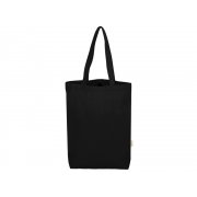 Сумка Fixy из переработанного хлопка 220 г/м2 с фиксирующей лентой