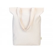 Сумка Fixy из переработанного хлопка 220 г/м2 с фиксирующей лентой