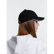 Бейсболка Spiker, черная с белым