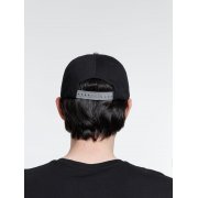 Бейсболка Foreside с прямым козырьком, черная с серым