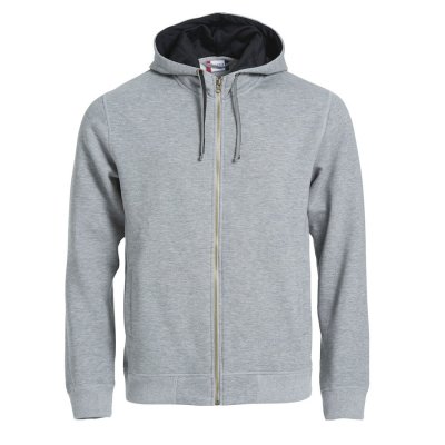 Толстовка мужская CLASSIC HOODY FULL ZIP 300 Серый