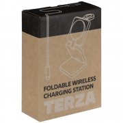 Складная станция беспроводной зарядки Terza, серебристая арт. 16930.10