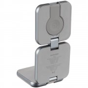 Складная станция беспроводной зарядки Terza, серебристая арт. 16930.10