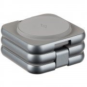 Складная станция беспроводной зарядки Terza, серебристая арт. 16930.10