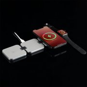 Складная станция беспроводной зарядки Terza, серебристая арт. 16930.10