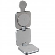 Складная станция беспроводной зарядки Terza, серебристая арт. 16930.10