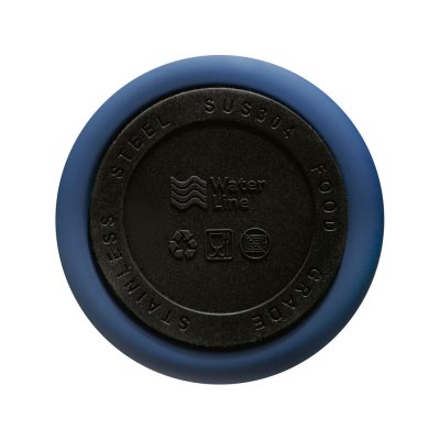 Вакуумная термокружка c кнопкой «Guard», soft-touch, 400 мл, тубус арт. 827512Wp