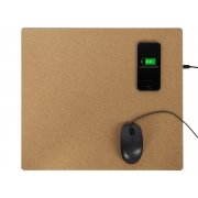 Пробковый коврик для рабочего места с беспроводной зарядкой «Querсus» арт. 627015p Пробковый коврик для рабочего места с беспроводной зарядкой «Querсus» арт. 627015p