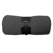 Плед "Belt"; серый; 130 х 180 см; 100% акрил, с поясом Серый