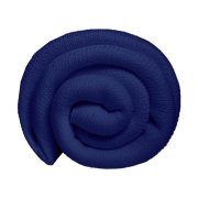 Плед "Belt"; т.синий; 130 х 180 см; 100% акрил, с поясом Темно-синий