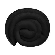 Плед "Belt"; чёрный; 130 х 180 см; 100% акрил, с поясом Черный