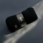 Плед "Belt"; чёрный; 130 х 180 см; 100% акрил, с поясом Черный