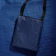 Плед для пикника "Rest"; синий; 115 х 140 см; двухсторонний материал флис 150 гр/м2+оксфорд 210 T Синий