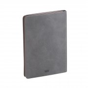 Ежедневник недатированный "Турин" , формат А5 серый с черным