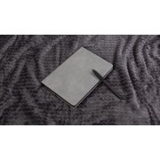 Ежедневник недатированный "Турин" , формат А5 серый с черным