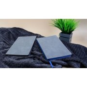 Ежедневник недатированный "Турин" , формат А5 серый/синий