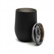 Термокружка с двойной стенкой SOFTO софт-тач, черная арт. 5032.2.02