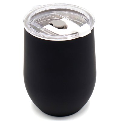 Термокружка с двойной стенкой SOFTO To Go софт-тач, черная/белая арт. 5032.02.01 Термокружка с двойной стенкой SOFTO To Go софт-тач, черная/белая арт. 5032.02.01