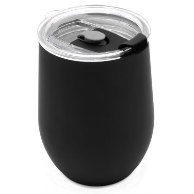 Термокружка с двойной стенкой SOFTO To Go софт-тач, черная арт. 5032.02.02