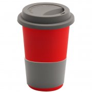 Кружка Magic To Go, красный/серый арт. 6134.05.10