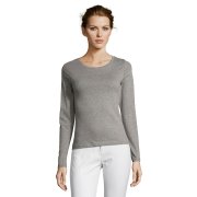 Футболка женская с длинным рукавом MAJESTIC Серый арт. 711425.350