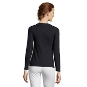 Футболка женская с длинным рукавом MAJESTIC Темно-синий