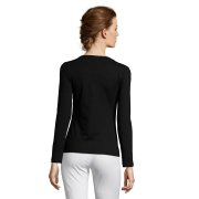 Футболка женская с длинным рукавом MAJESTIC Черный арт. 711425.309 Футболка женская с длинным рукавом MAJESTIC Черный арт. 711425.309