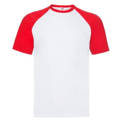 Футболка мужская SHORT SLEEVE BASEBALL T 160 Красный