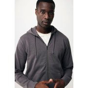 Худи на молнии Iqoniq Abisko из переработанного хлопка, унисекс, 340 г/м²