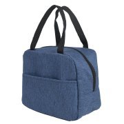 Термосумка "EAT", т.синий меланж, 24 x 21 x 12 см, полиэстер 300D Темно-синий