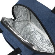 Термосумка "EAT", т.синий меланж, 24 x 21 x 12 см, полиэстер 300D Темно-синий