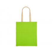 Сумка для шопинга «Twin» двухцветная из хлопка, 180 г/м2