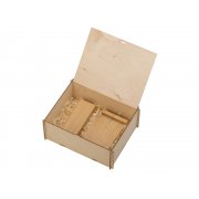 Подарочный набор с БЗУ и внешним аккумулятором «Bamboo Set»