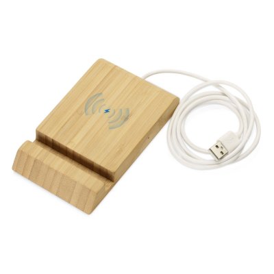 Подарочный набор с БЗУ и внешним аккумулятором «Bamboo Set» арт. 700529