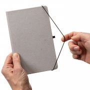 Блокнот в твердом переплете из переработанной кожи, A5 арт. P774.2012 Блокнот в твердом переплете из переработанной кожи, A5 арт. P774.2012