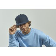 Бейсболка SNAP BACK-S, 6 клиньев, пластиковая застежка Серый