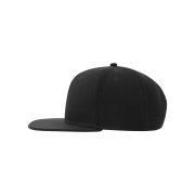 Бейсболка SNAP BACK-S, 6 клиньев, пластиковая застежка Черный