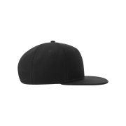 Бейсболка SNAP BACK-S, 6 клиньев, пластиковая застежка Черный