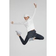 Куртка с капюшоном унисекс Begi, молочно-белая