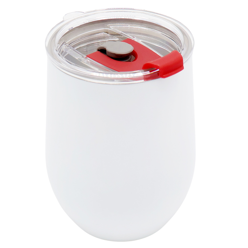 Термокружка с двойной стенкой Coffixx To Go, белая/красная арт. 5043.01.05 Термокружка с двойной стенкой Coffixx To Go, белая/красная арт. 5043.01.05