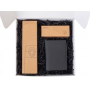 Подарочный набор «Premier» с термокружкой, парковочной визиткой и обложкой для документов