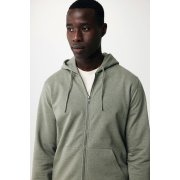 Худи на молнии Iqoniq Abisko из переработанного хлопка, унисекс, 340 г/м²