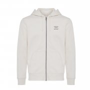 Худи на молнии Iqoniq Abisko из переработанного хлопка, унисекс, 340 г/м²
