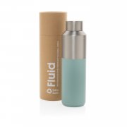 Термобутылка Fluid из переработанной нержавеющей стали RCS, 600 мл арт. P437.0717 Термобутылка Fluid из переработанной нержавеющей стали RCS, 600 мл арт. P437.0717