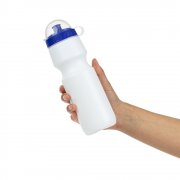 Бутылка для велосипеда Bikescape, белая с синим арт. 17938.40