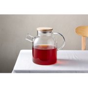 Стеклянный чайник с бамбуковой крышкой «Sencha M»